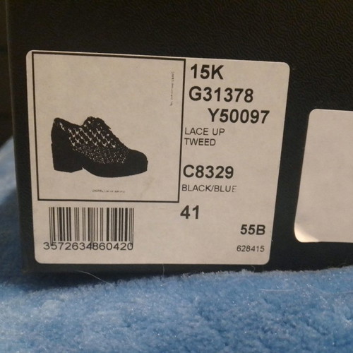 Chanel Original Blue Black παπούτσια μεταχειρισμένα, μέγεθος 41, μαύρα