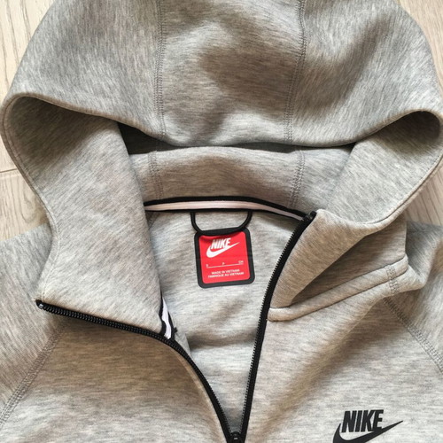 Nike Tech Fleece Windrunner Full Zip Hoodie Gray Mens Size S like new