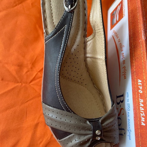 B-Soft platform shoes new size 41 leather orthopedic comfortable