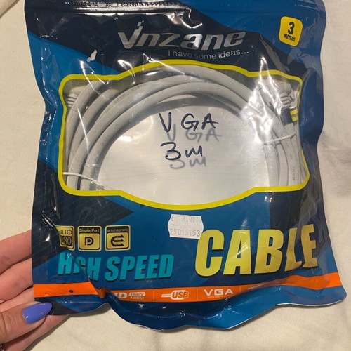 VGA cable 3m brand new high speed