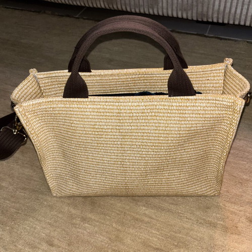 Bleecker & Love handmade crossbody bag like new, beige