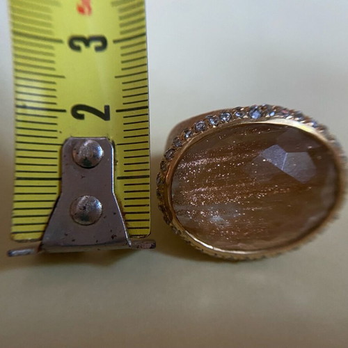 Galerie Tsangarakis ring used, 925 silver and 0.10 micro gold