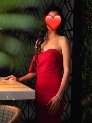 Madejro dress red size 38 new