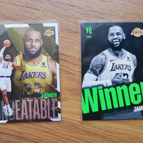 LeBron James 2 κάρτες 2023-2024 Panini Top Class καινούργιες