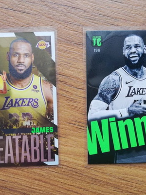 LeBron James 2 κάρτες 2023-2024 Panini Top Class σε άριστη κατάσταση