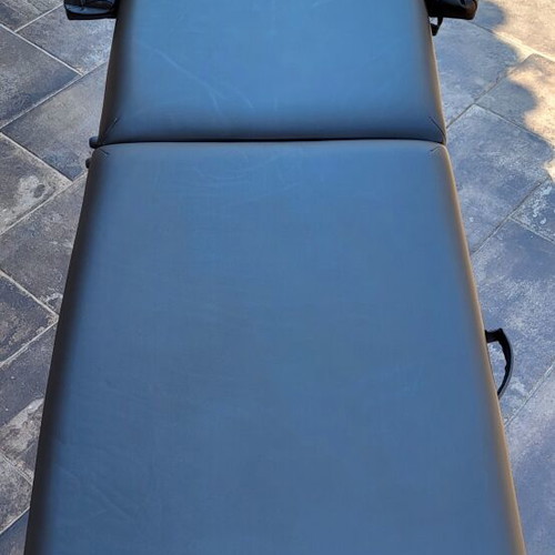 FoxHunter 2 Section Wood Portable Massage Bed