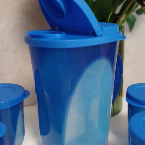 Tupperware Magic series jug 1.7L with 4 glasses new