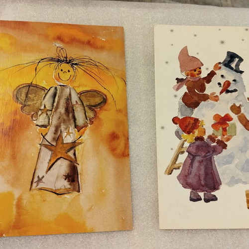 Christmas cards new, pack of 5 with envelopes