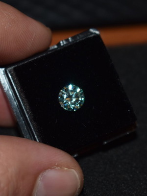 Moissanite 1.0 Carat Lab-Created with Certificate New