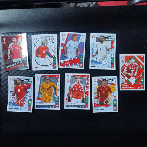 Euro 2024 football player cards