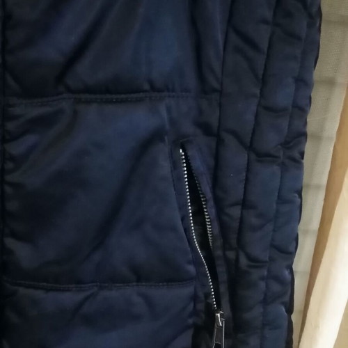 Zara sleeveless jacket new medium with detachable hood