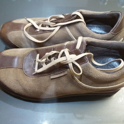 Lumberjack casual shoes size 43, beige and brown
