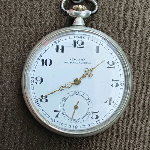 Doxa Anti-magnetique pocket watch used, men's