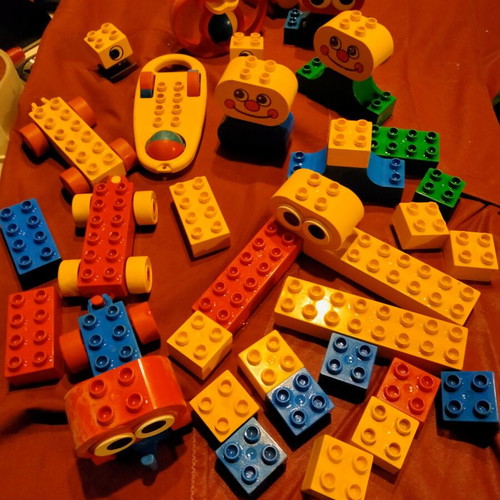 Vintage LEGO Duplo & Primo lot 45 pieces used, rare 90s collection