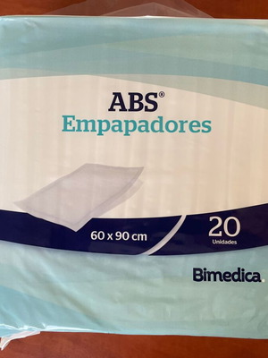 Abs underpad 60x90cm new, pack of 20 pieces