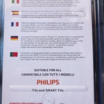 Philips TV remote control, compatible with models from 2000 onwards