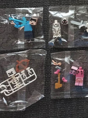 Minecraft World Minifigures πακέτο 4 καινούργιο
