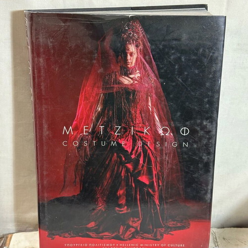 Metzikof Costume Deaign book used, Filippoti editions