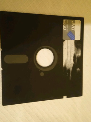JVC floppy disk used, about 40 years old technology