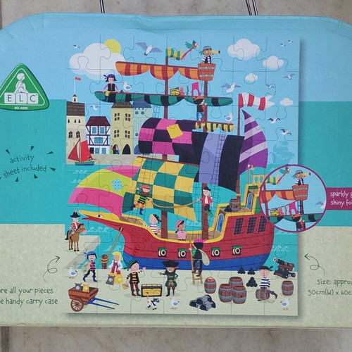 Pirates puzzle used, 56 pieces