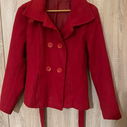Jacket woman like new, red, size S