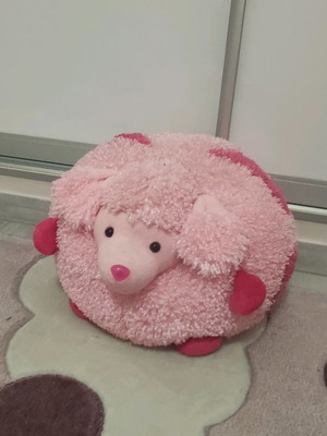 Plush pink sheep 40 cm used