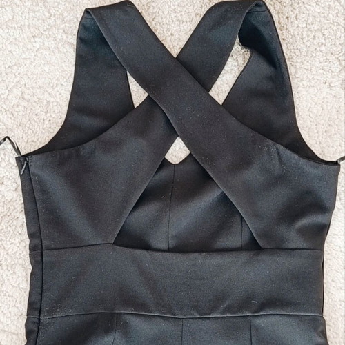 Thesis black wide-leg jumpsuit, small