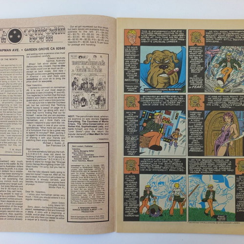 Normal Man #11 comic like new, 1985, English