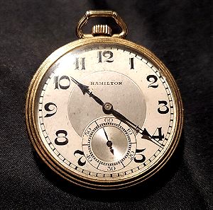 Αντίκα Ρολόι τσέπης της Hamilton Watch Co.