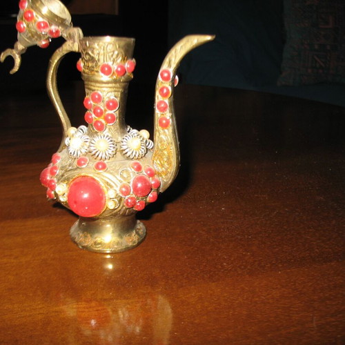 Vintage miniature teapot used from Constantinople