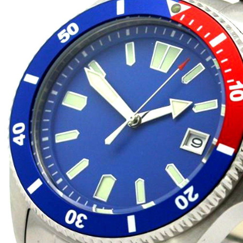 Seiko NH35 Professional Diver Watch 20 ATM, silver