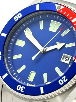 Seiko NH35 Professional Diver Watch 20 ATM, silver