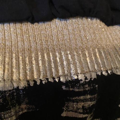 Vintage dress like new, black and gold, size M