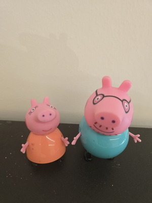 Peppa Pig Η μαμά και ο μπαμπάς Γουρουνάκι σαν καινούργιο, σετ 2