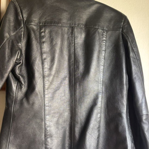 Vintage black leather jacket Markos Leather like new, classic fit