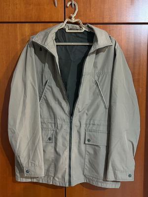 Vintage St. Michael by Marks & Spencer men's jacket used, beige with hood