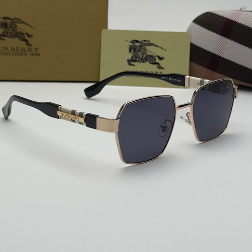 Burberry Gold Edition sunglasses new unisex metal frame black lenses