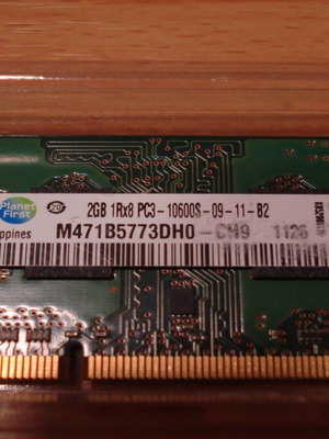 Samsung Memory Laptop 2GB DDR3