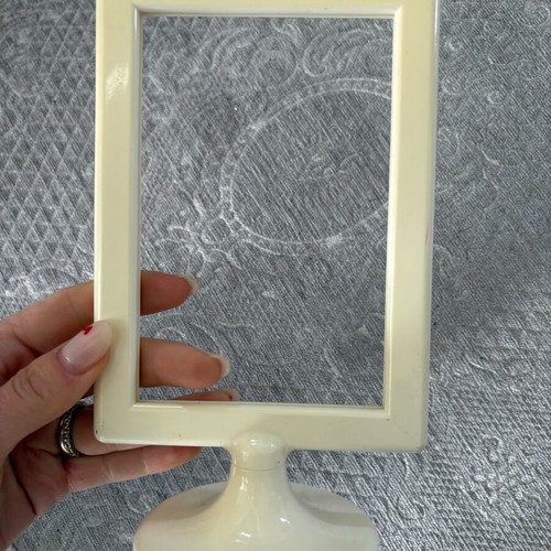 IKEA 2-sided frame used with yellowing and missing plastic cover