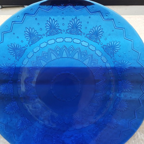 Large serving platters new, set of 2, 37×37 cm