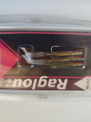 Raglou silicone fishing lures 3 pcs 65mm Lancon new