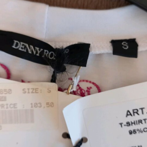 Denny Rose women's t-shirt new with handmade details