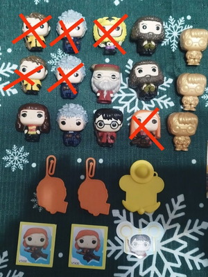 Harry Potter Funko Pop Kinder Joy collectible figures like new