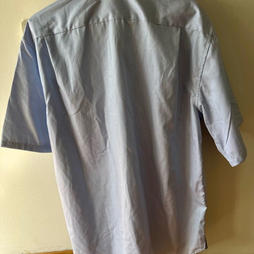 Stenstroms Fitted Body Short Sleeve Men Shirt Dress new, blue