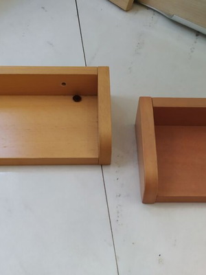 Ραφάκια ξύλινα καινούργια, σετ 2 τεμαχίων