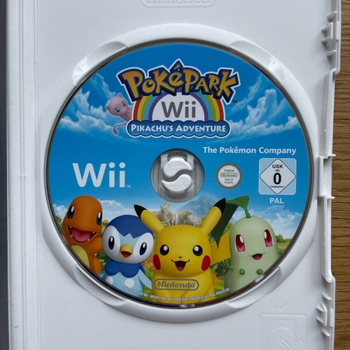 Wii Pokepark Pikachus Adventure used for Nintendo with manual