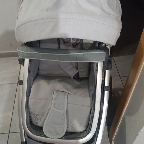 Two-in-One Baby Stroller used, light gray