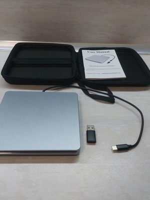 NOLYTH Πρεμιουμ Εξωτερική Μονάδα CD/DVD Slot-In USB-C USB 3.0 Νέα