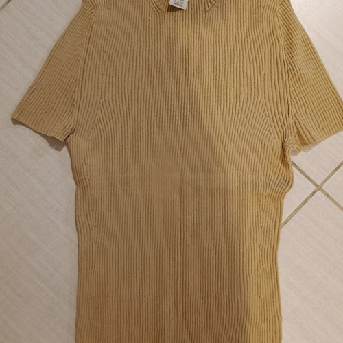 One’s New York knitted women's blouse, size L, camel beige