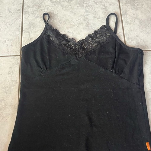 Women's black tirante top used, size S-M